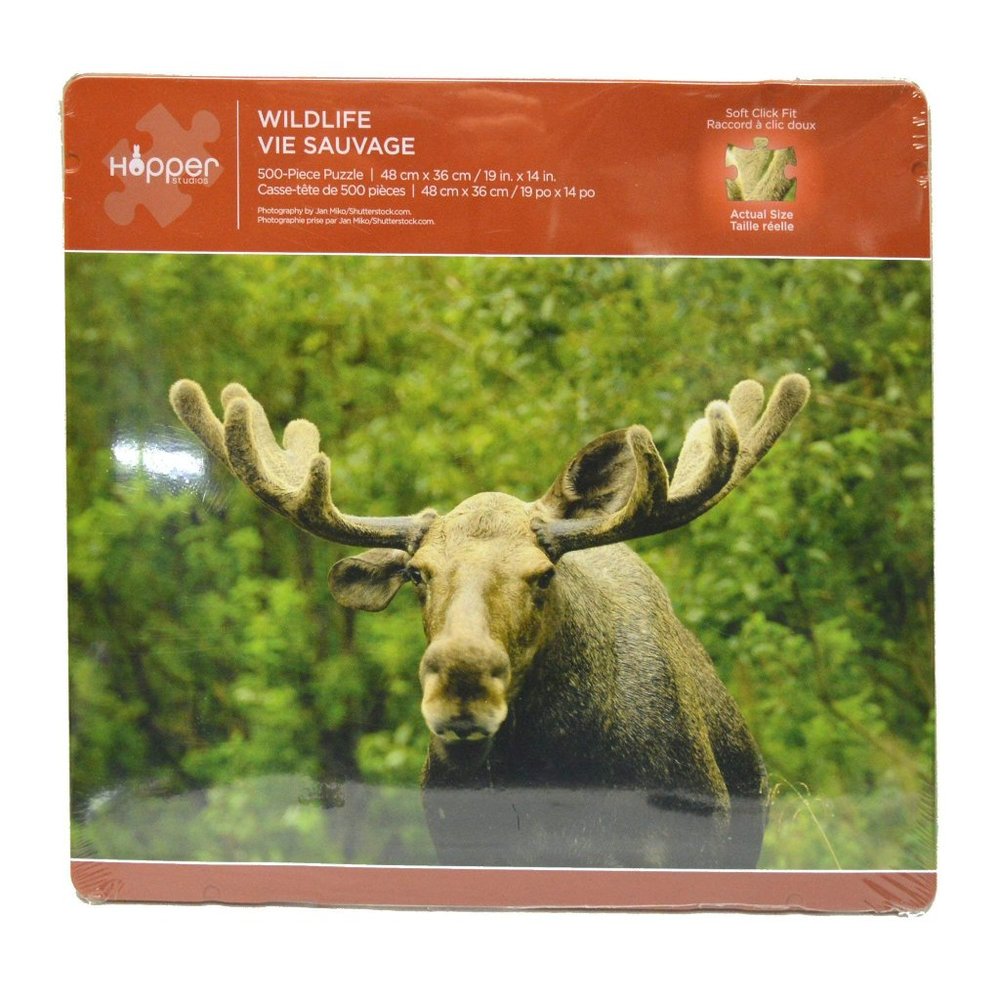 Hopper Studios 500-Piece Jigsaw Puzzle | 19-x-14-Inch Finished Size | Wildlife M